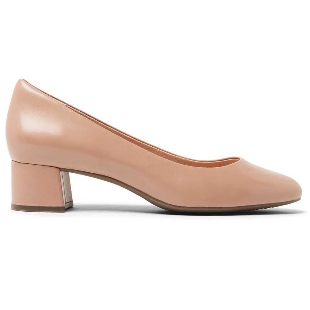 Rockport Women's Total Motion Sydney Pumps - Beige - USA (2094MEFTC)